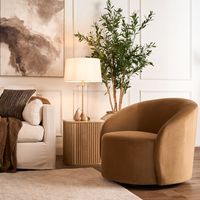 Sierra Swivel Chair Toffee