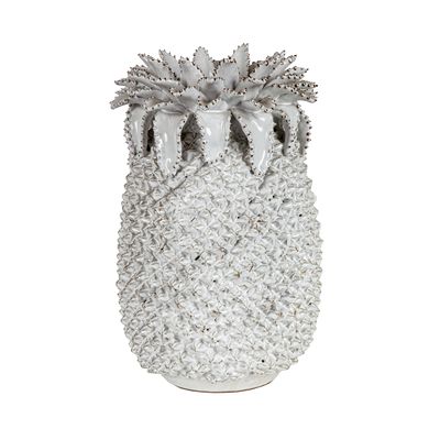 Pineapple Vase Medium White