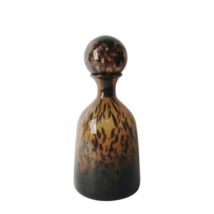 Jasper Glass Bottle Short Tortoiseshell