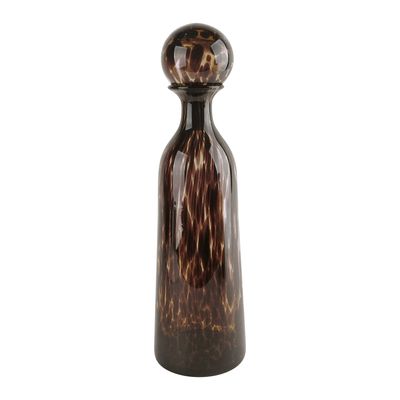 Jasper Glass Bottle Tall Tortoiseshell