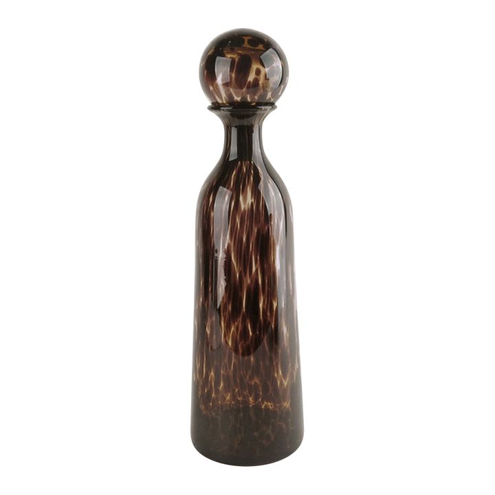 Jasper Glass Bottle Tall Tortoiseshell