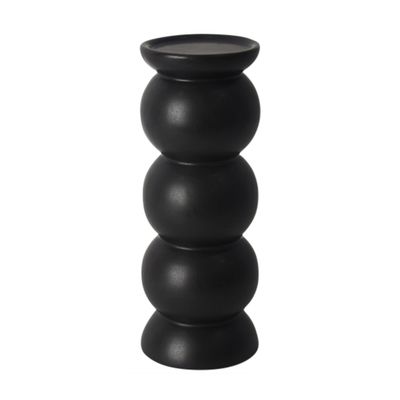 Warham Ceramic Candle Stand Black