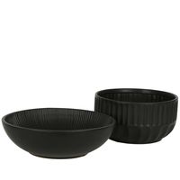 Isola Ceramic Bowl Black