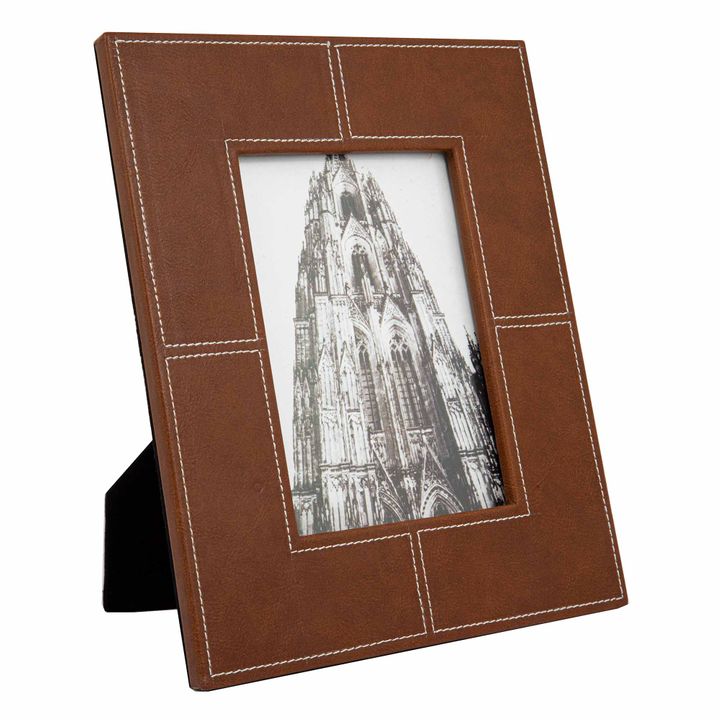 Genieve Photo Frame Large Tan