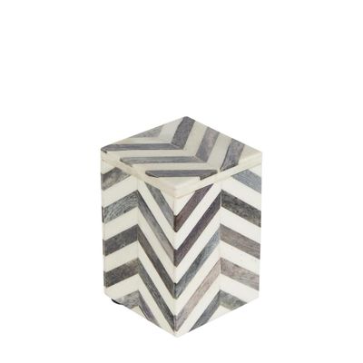 Bone Tumbler White Grey