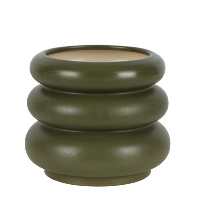 Mia Ceramic Pot Large Green