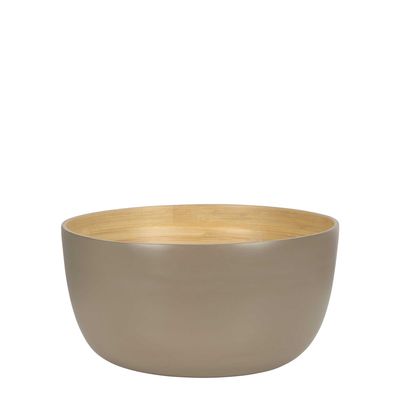 Blana Deep Bamboo Bowl Grey