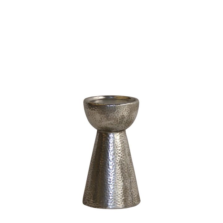 Queenie Candle Holder Silver