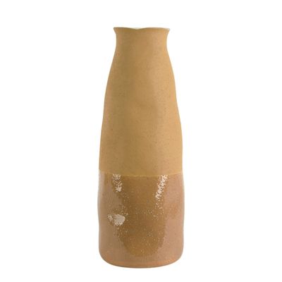 Tuba Ceramic Vase Large Ochre