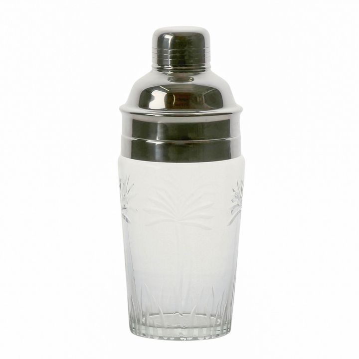 Palm Glass Cocktail Shaker