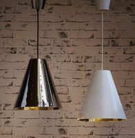 Conrad Ceiling Pendant White and Silver