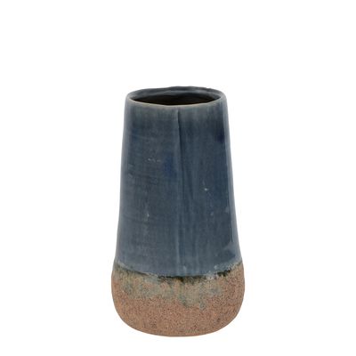 Dip Dye Ceramic Pot Tall Blue