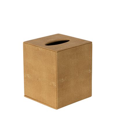 Hunter Square Tissue Box Ochre