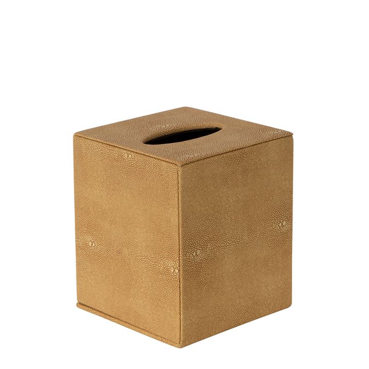 Hunter Square Tissue Box Ochre