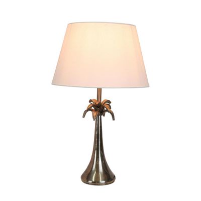 St Vincent Table Lamp Base Antique Silver- Base Only