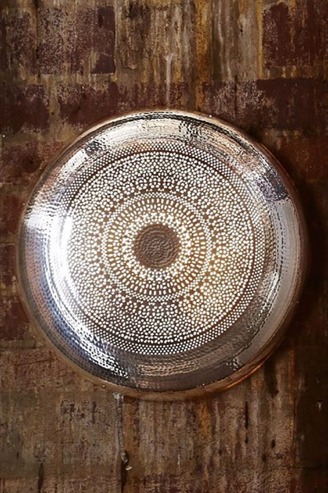 Moroccan Wall Light Silver