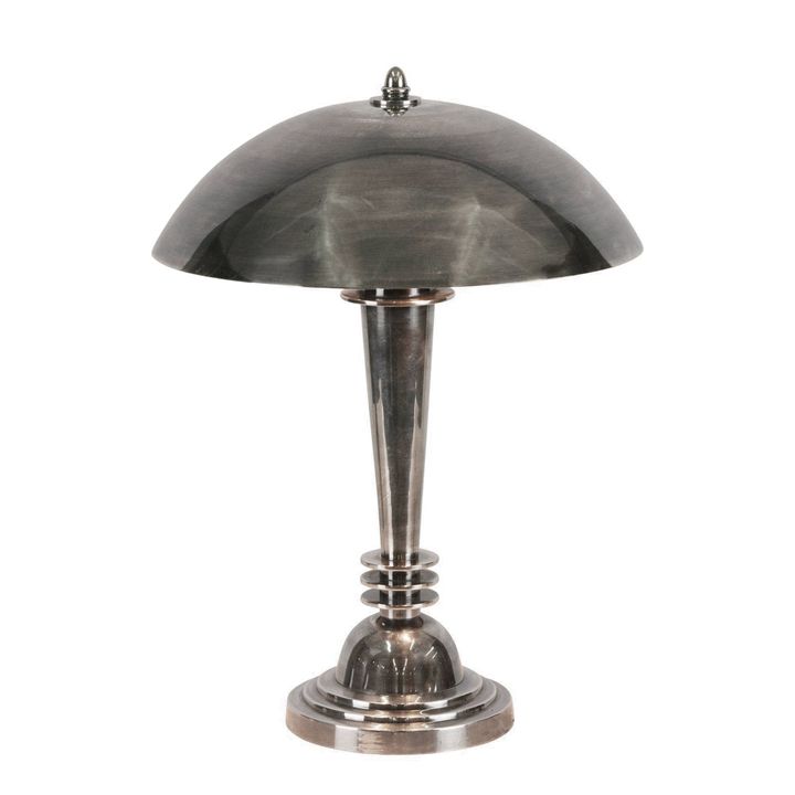 Como Table Lamp Antique Silver