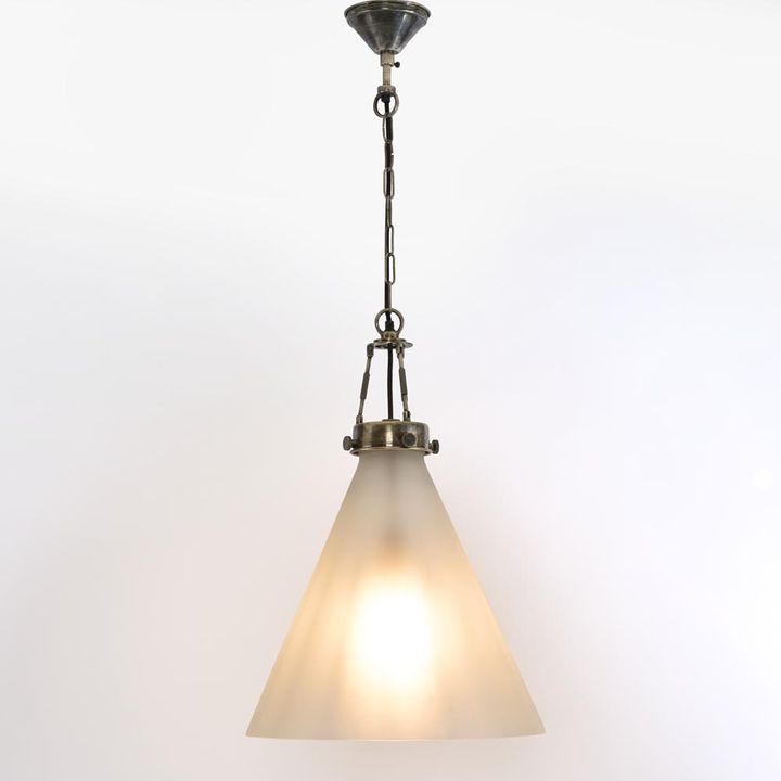 Gadsden Ceiling Pendant Large Silver