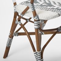 Tropez Rattan Chair Grey -Outdoor Undercover