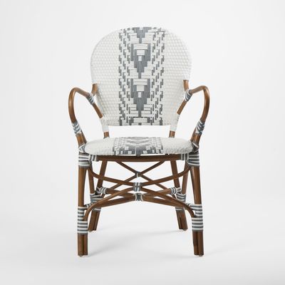 Tropez Rattan Chair Grey -Outdoor Undercover