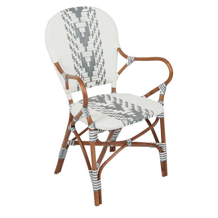 Tropez Rattan ArmChair Grey -Outdoor Undercover