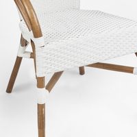 Harlow Rattan Chair White - Outdoor Under-Cover