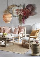 Preserved Palm Leaf Pink Large