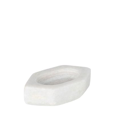 Boat Salt & Pepper Dish Small White