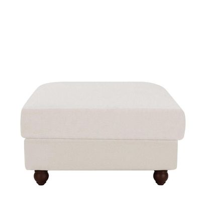 Slip Cover Only - Noosa Hamptons Ottoman Pebble