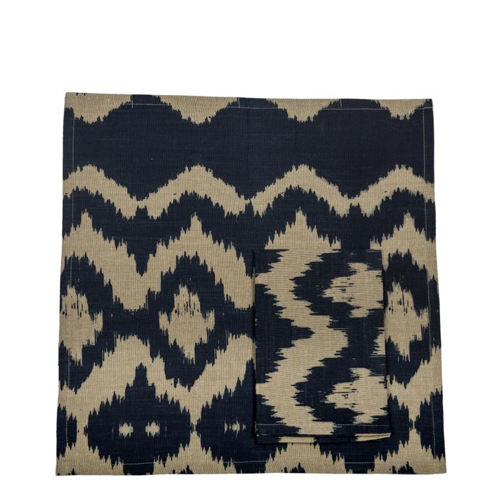 Ikat Napkin Set of 4 Navy