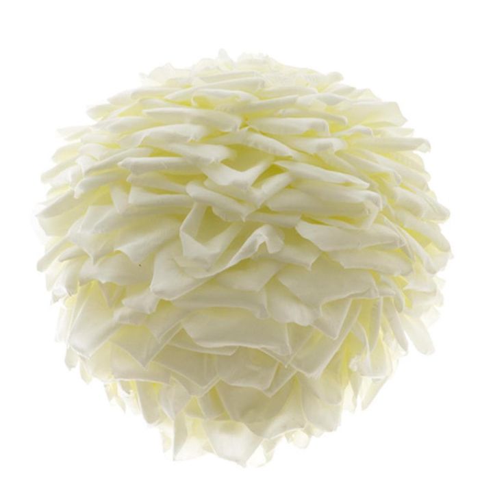 Hanging Rose Petal Ball 30cm White