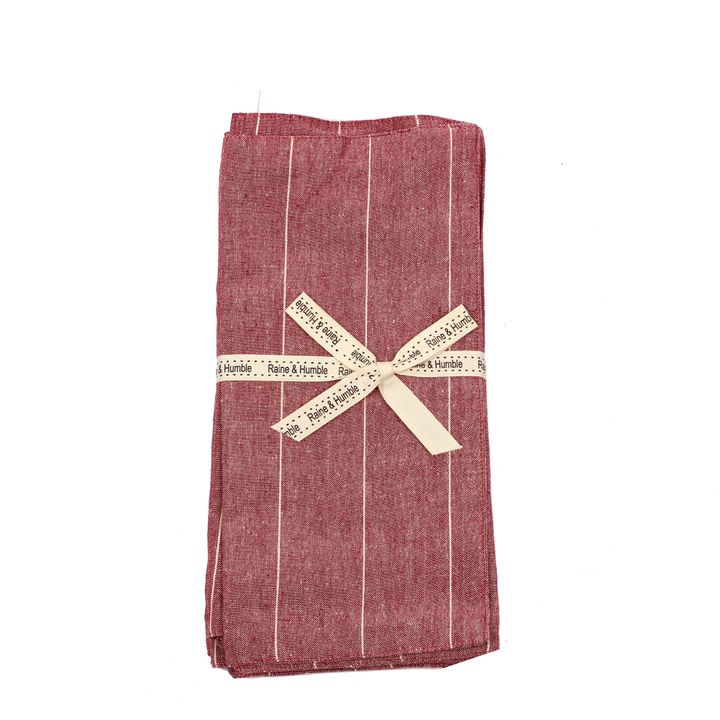 Wild Stripe Table Runner Mulberry