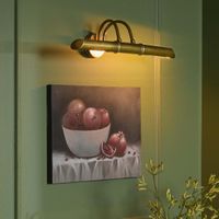 Bankers Wall Light Antique Brass