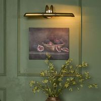 Bankers Wall Light Antique Brass