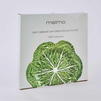 Luxe Cabbage Leaf Green Round Platter