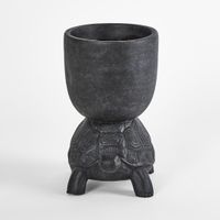 Terry Turtle Planter Black Large