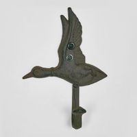 Flying Duck Wall Hook Brown