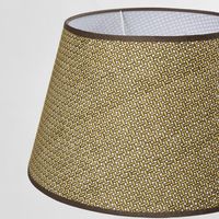 Basket Weave Taper Lamp Shade Large Brown