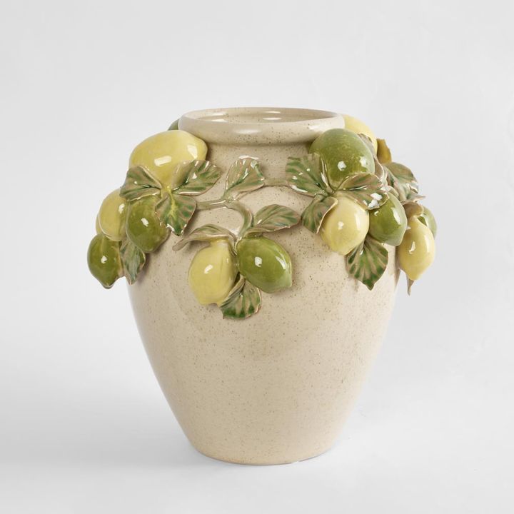 Amalfi Lemon Vase SML