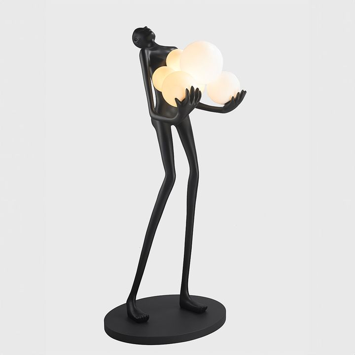 Moss Floor Lamp Black