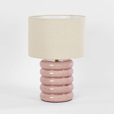 Bentley Taupe Table  Lamp & Linen Shade