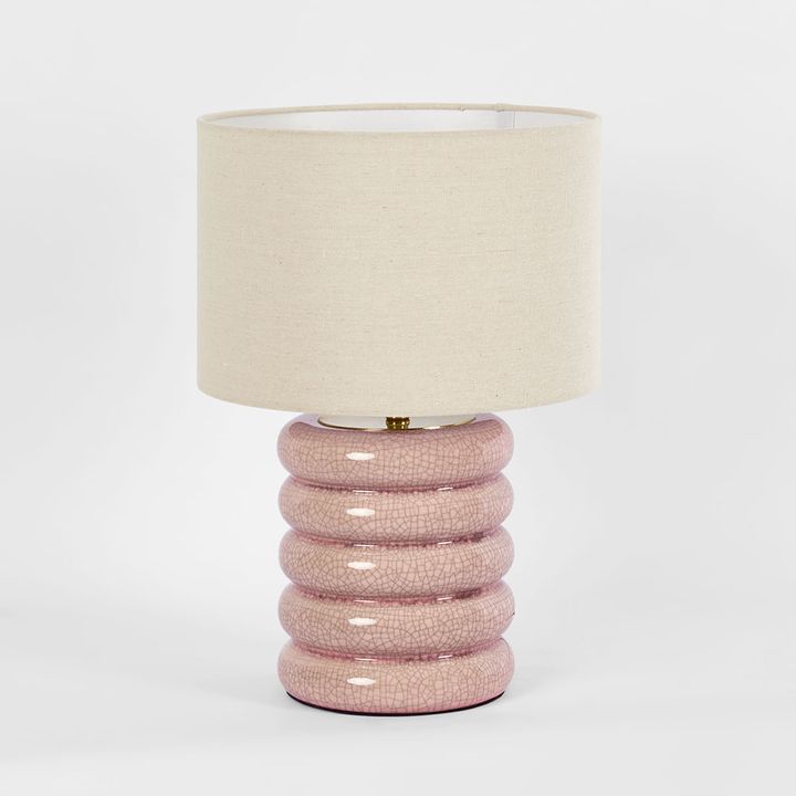 Bentley Taupe Table  Lamp & Linen Shade