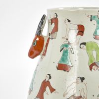 Jing Deer Vase