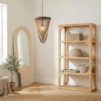 Paume Rattan Drinks Cooler White Wash