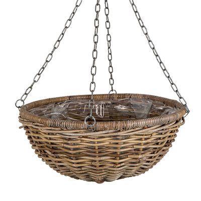 Rattan Hanging Planter Large