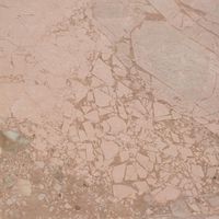 Iza I Beam Marble Side Table Pink