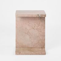 Iza I Beam Side Table Pink