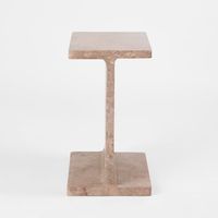 Iza I Beam Side Table Pink