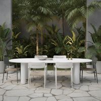 OKO Dining Table Outdoor White