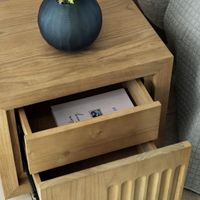 Rock Bedside Natural 2 dwr